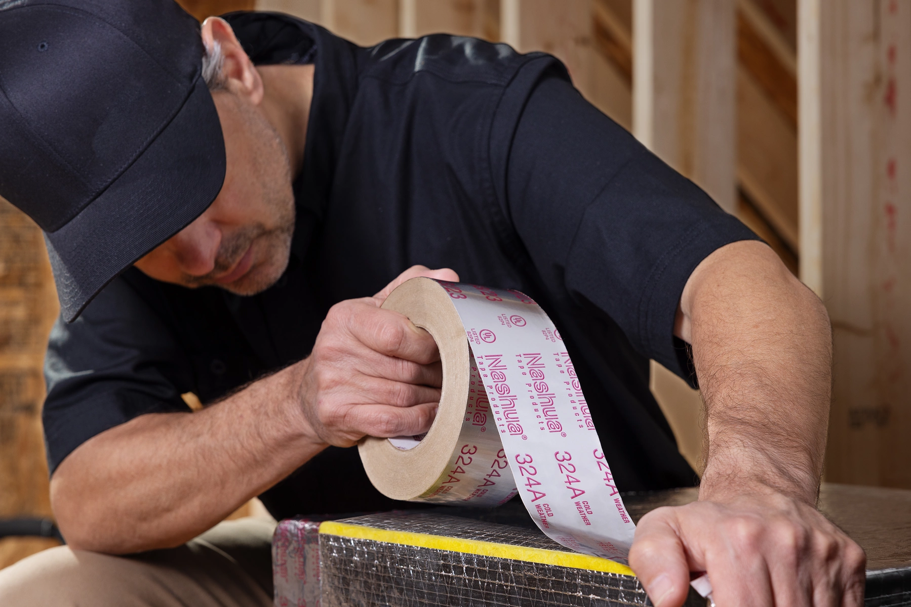 324A UL 181A-P & B-FX Listed Premium Cold Weather Foil Tape Item 2