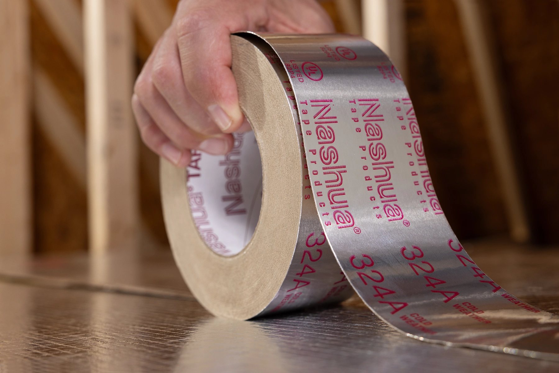 324A UL 181A-P & B-FX Listed Premium Cold Weather Foil Tape Item 4