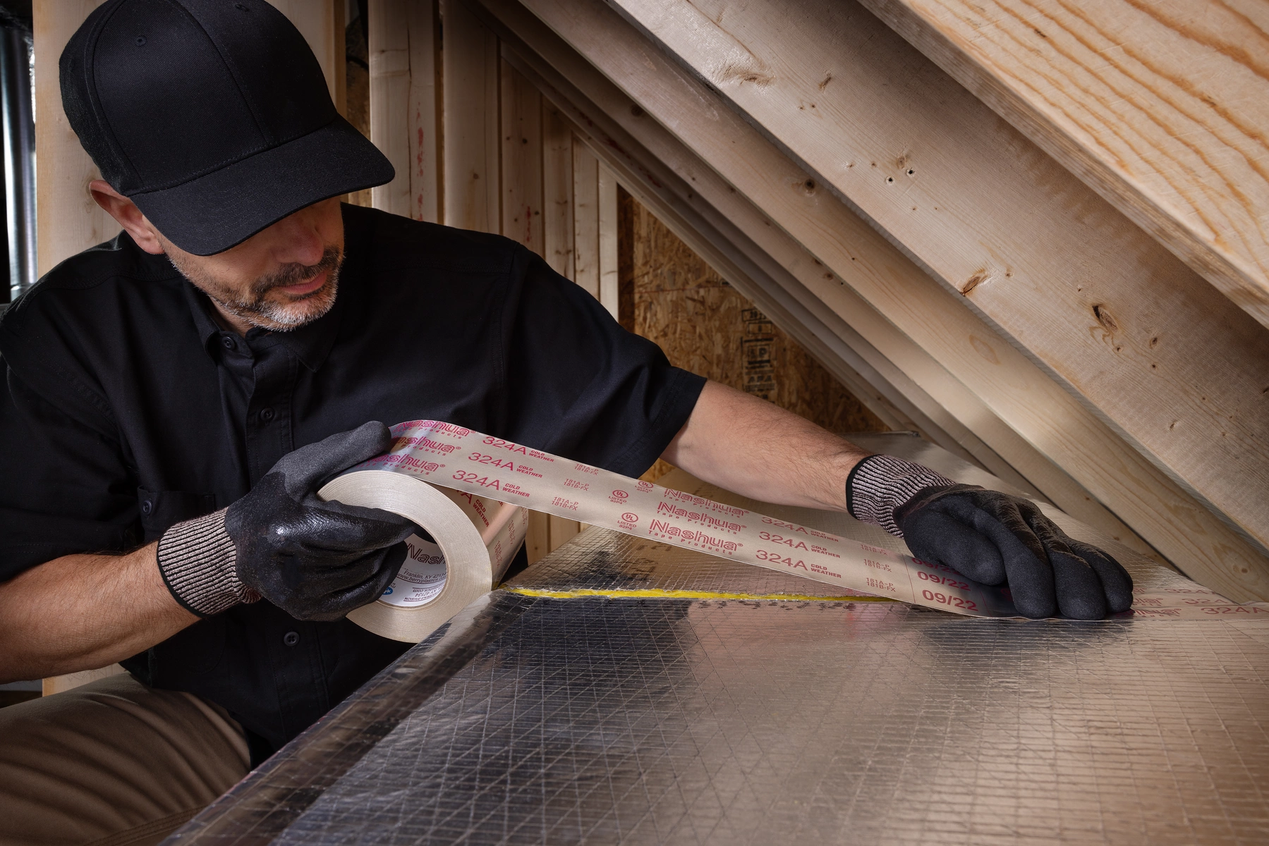 324A UL 181A-P & B-FX Listed Premium Cold Weather Foil Tape Item 3